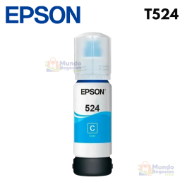Tinta Epson 524 Cyan Botella 70ML-Corporación Mundo Negocios