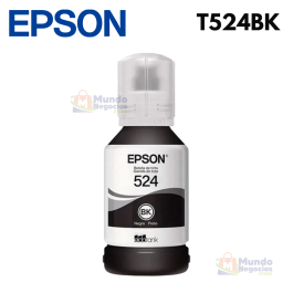 Tinta Epson 524 Black Botella 127ML-Corporacion Mundo Negocios