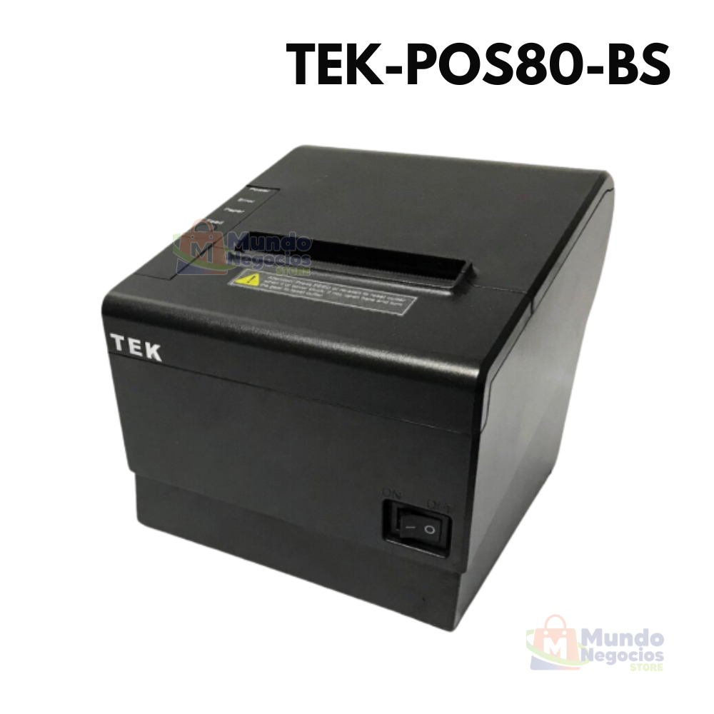 Impresora Termica Ticketera Tek Printer Tek-Pos80-Bs Usb Red - Mundo Negocios