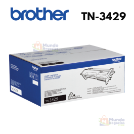 Toner Brother Tn-3429 Negro Original Rendimiento 3000 Pag - Mundo Negocos