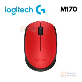 Mouse LOGITECH óptico M170 WIRELESS RED | Corporación Mundo Negocios