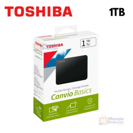 Disco duro externo TOSHIBA CANVIO BASICS 1TB USB| Corporación Mundo Negocios
