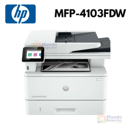 Impresora HP LaserJet Pro MFP 4103fdw monocromática | Corporación Mundo Negocios