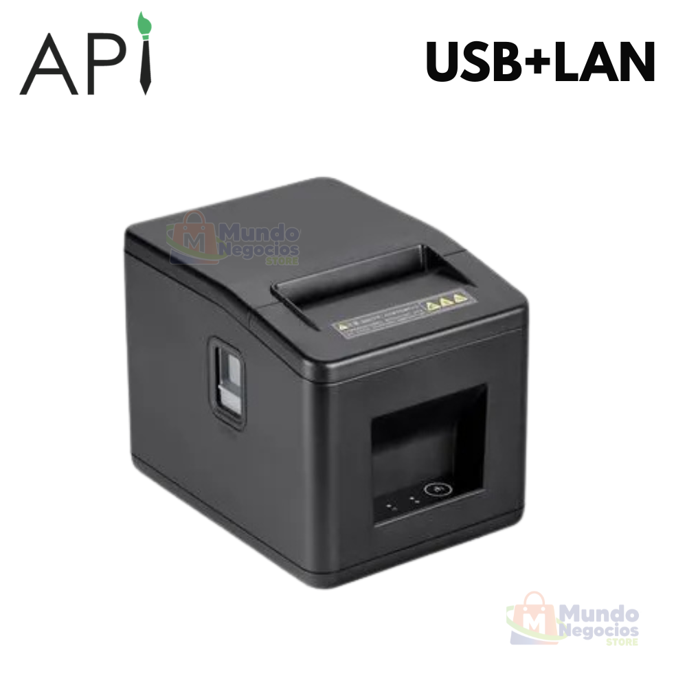 Impresora Térmica Ticketera APIPOS 80MM USB+LAN | Corporación Mundo Negocios