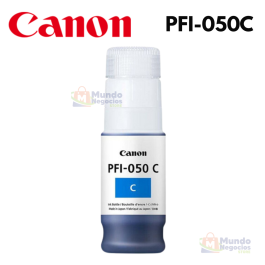 Tinta Canon PFI-050C Cyan TC-20 70ML | Corporación Mundo Negocios