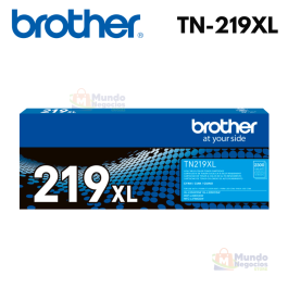 Toner BROTHER TN-219XL Cyan Original Rendimiento 2300 Pag. | Corporación Mundo Negocios
