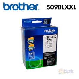 Cartucho de tinta BROTHER LC509BLXXL negro | Corporación Mundo Negocios