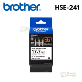 Cinta BROTHER HSE-241 para Rotulador Cinta Termocontraible | Corporación Mundo Negocios