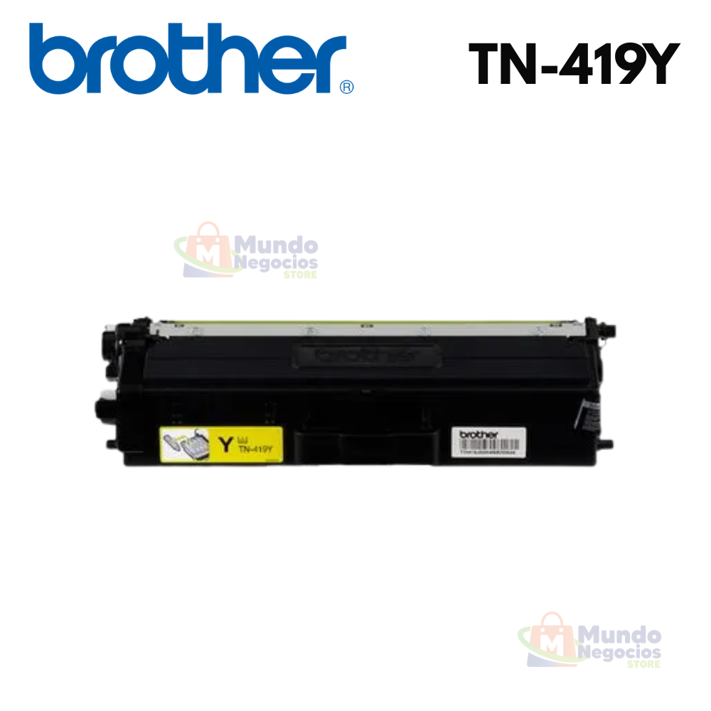 Tóner BROTHER TN-419 YELLOW 9000 páginas | Corporación Mundo Negocicos