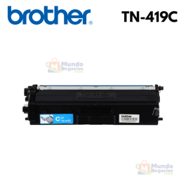 Tóner BROTHER TN-419 CYAN 9000 páginas | Corporación Mundo Negocios