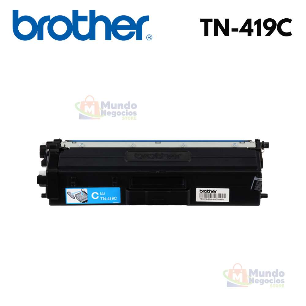 Tóner BROTHER TN-419 CYAN 9000 páginas | Corporación Mundo Negocios