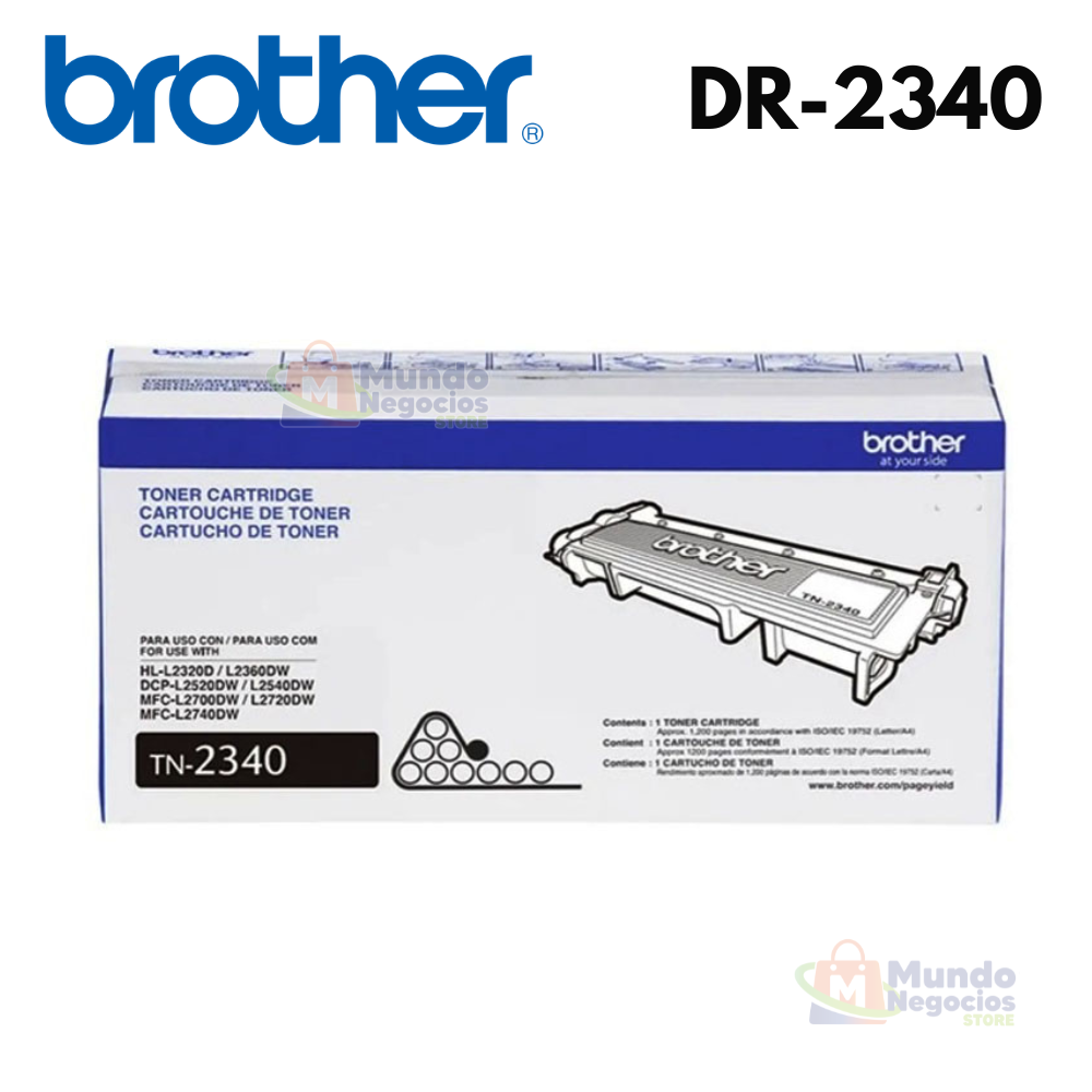 Drum BROTHER DR-2340 hasta 12.000 páginas | Corporación Mundo Negocios