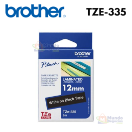 Cinta BROTHER para rotuladora TZE-335 | Corporación Mundo Negocios