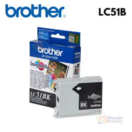 CARTUCHO TINTA BROTHER LC51BK NEGRO-MUNDO NEGOCIOS