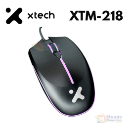 Mouse XTECH óptico cableado con 4 botones XTM-218 | Corporación Mundo Negocios