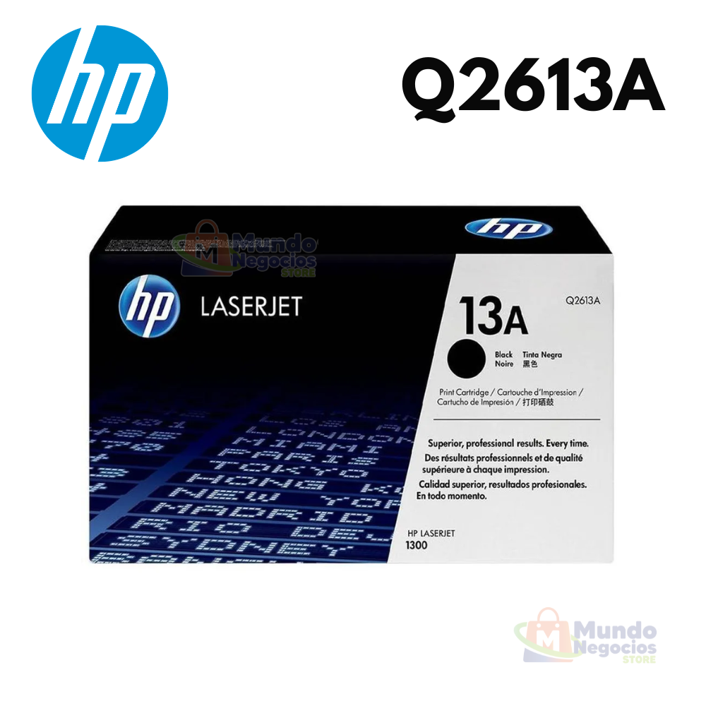 Tóner HP LASERJET 13A (Q2613A) | Corporación Mundo Negocios