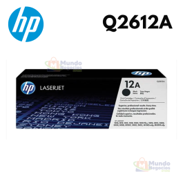 Tóner HP LaserJet 12A (Q2612A) | Corporación Mundo Negocios