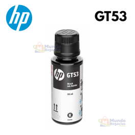 Botella de Tinta HP GT53 Negra | Corporación Mundo Negocios