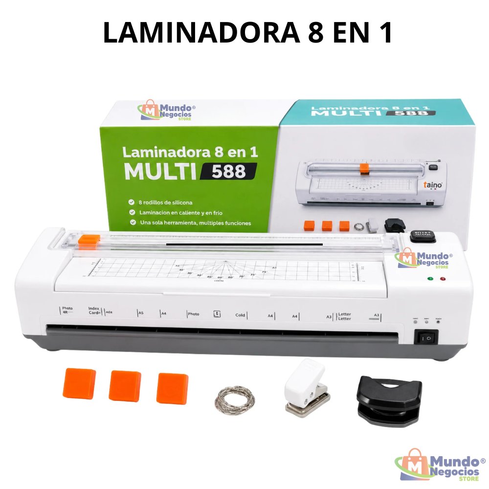 Laminadora A4  8 en 1 Multi 588 - Corporacion Mundo Negocios